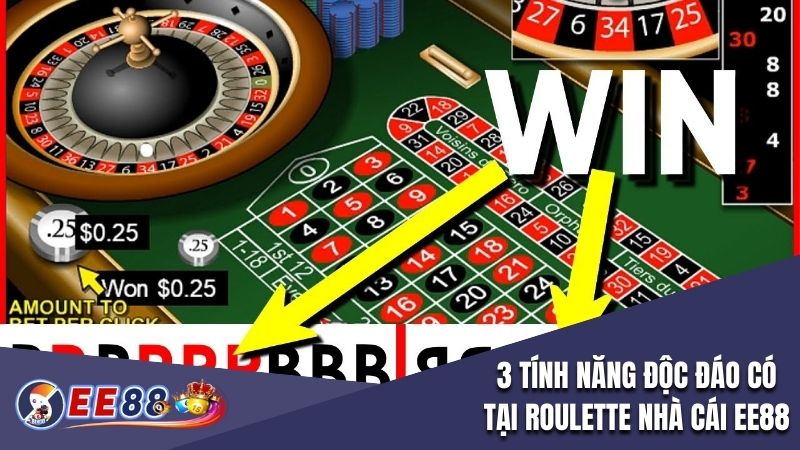 3 tính năng độc đáo tại Roulette nhà cái EE88