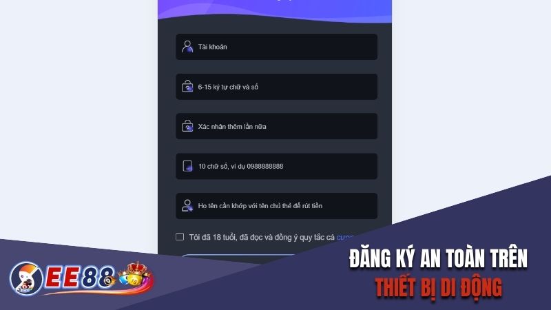 Đăng ký an toàn trên thiết bị di động