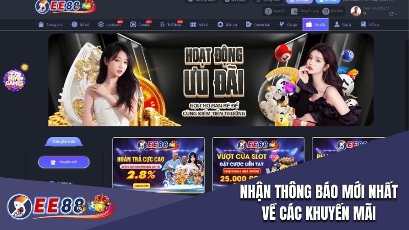 Nhận thông báo mới nhất về các khuyến mãi